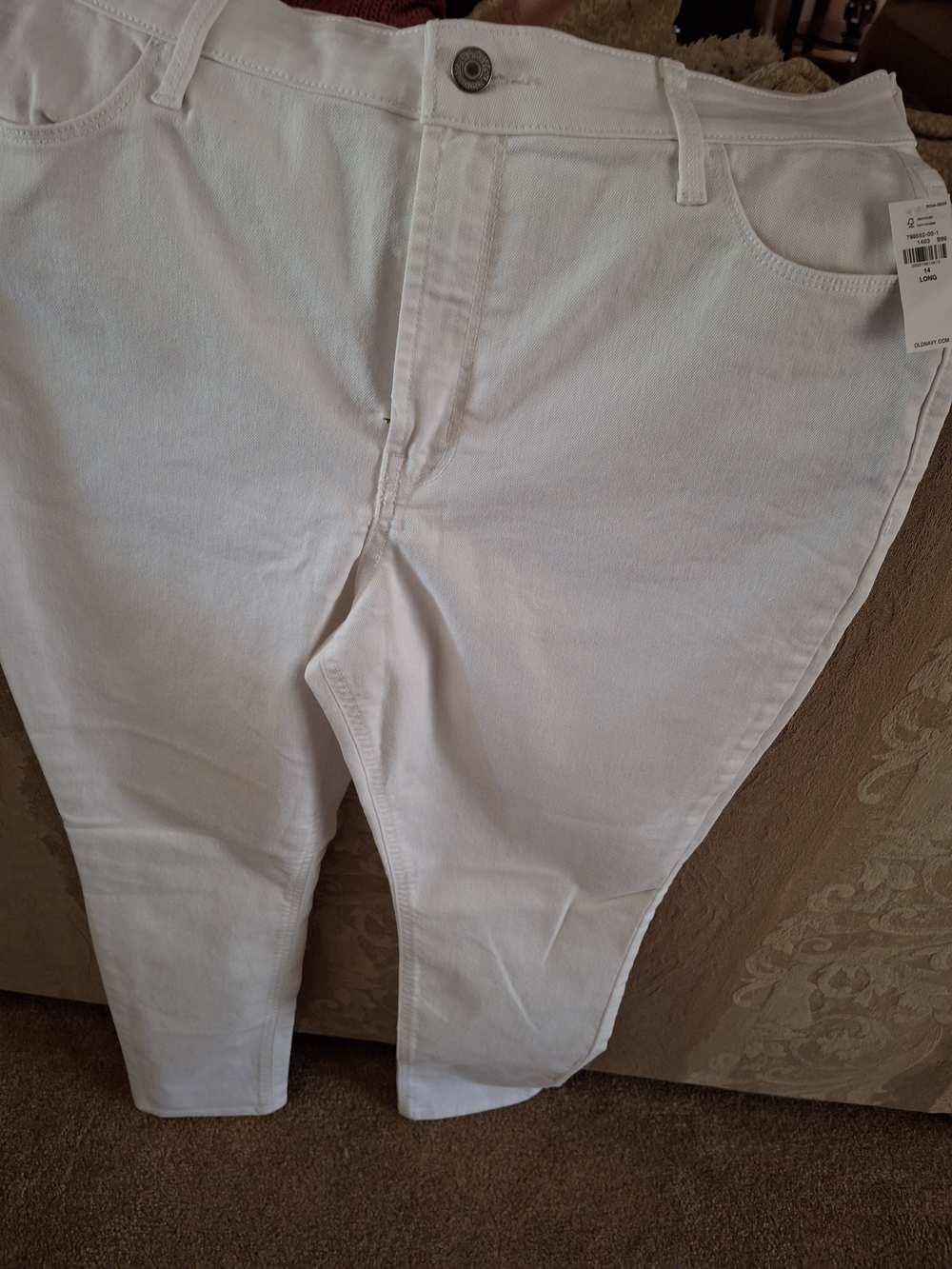 Old Navy White Women's Super Skinny Jeans